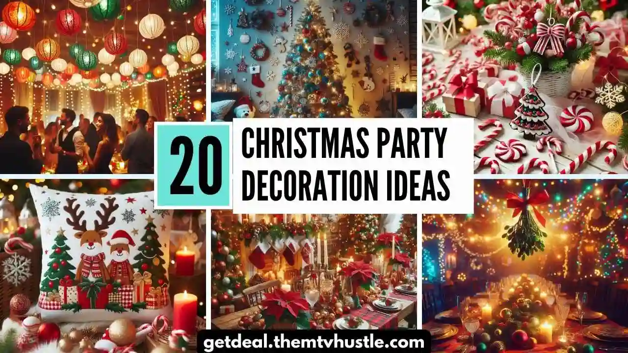 20 Festive Christmas Party Decoration Ideas for a Magical Celebration