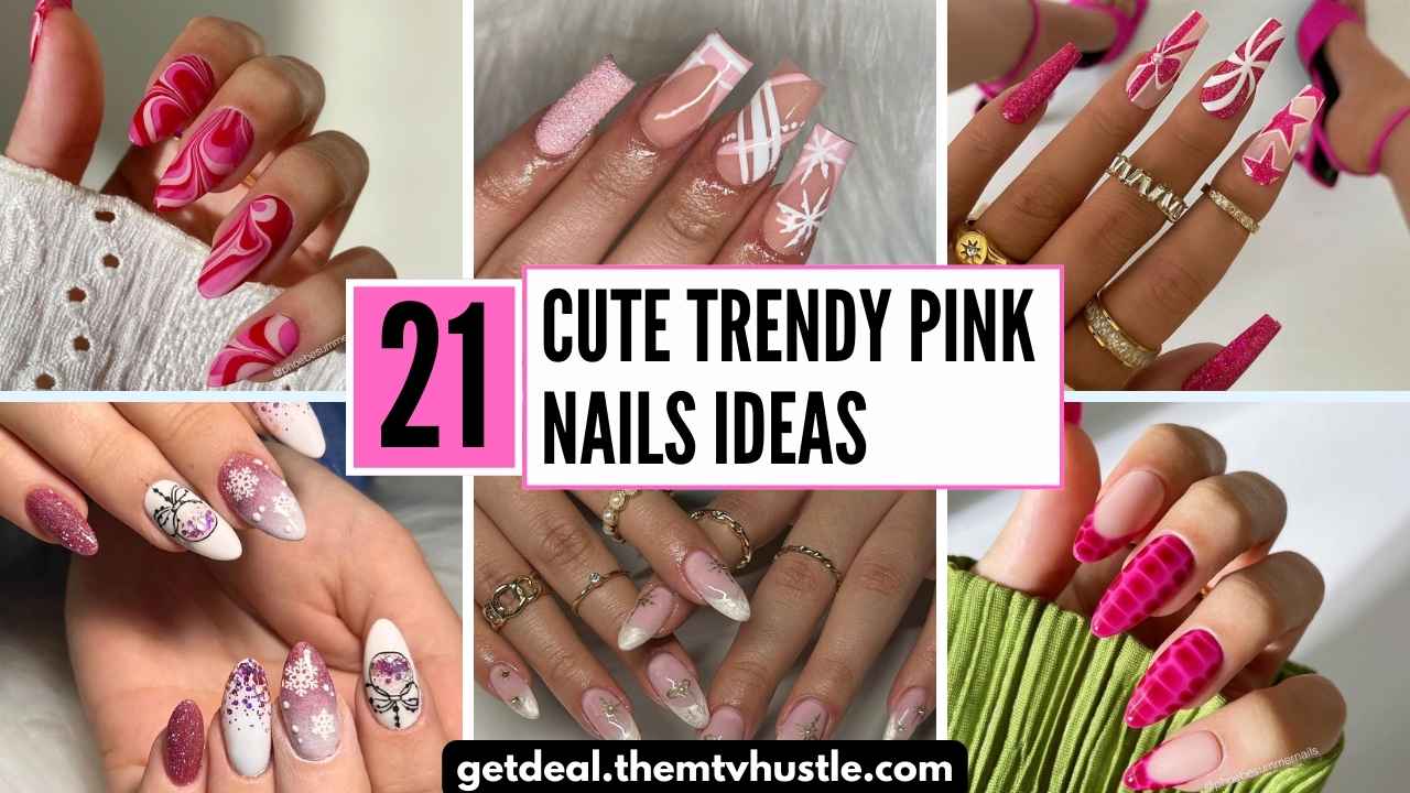 21 Cute Trendy Pink Nails