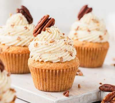 Brown Butter Pecan Cupcakes