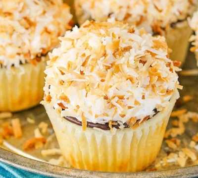 Coconut Macaroon Cupcakes