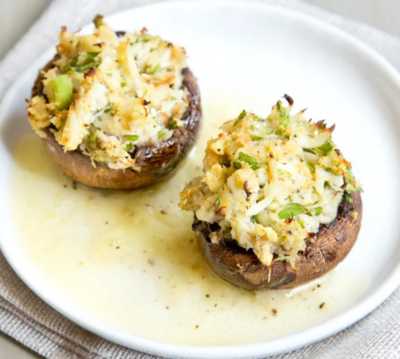 Crab-Stuffed Mushrooms