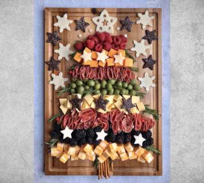 Easy Christmas Tree Charcuterie Board