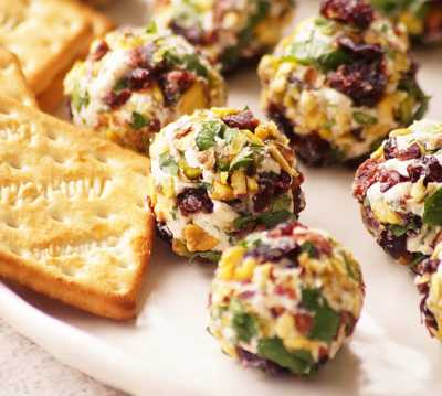 Festive Goat Cheese Balls