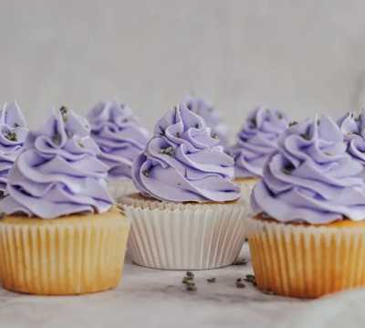 Honey Lavender Cupcakes