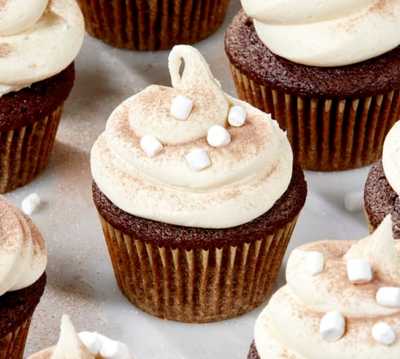 Hot Cocoa Cupcakes