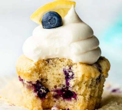 Lemon Blueberry Cupcakes