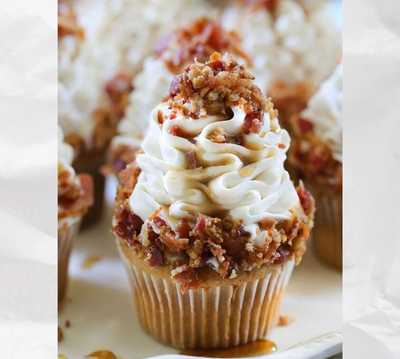 Maple Bacon Cupcakes