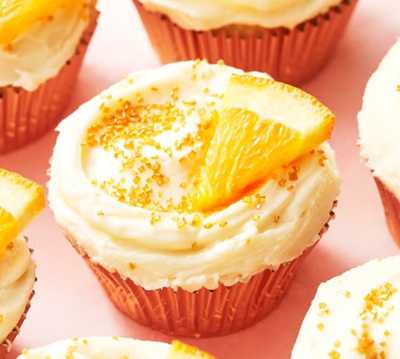 Mimosa Cupcakes