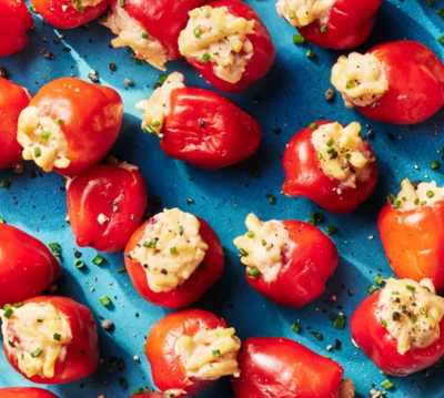 Pimiento Cheese-Stuffed Peppers