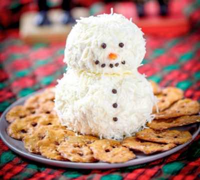 Ranch Snowman Cheeseball