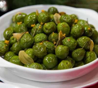 Roasted Olives with Orange And Rosemary