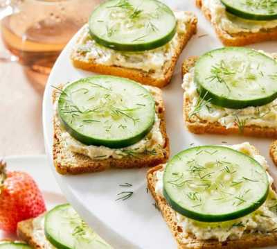 Savory Cucumber Sandwiches