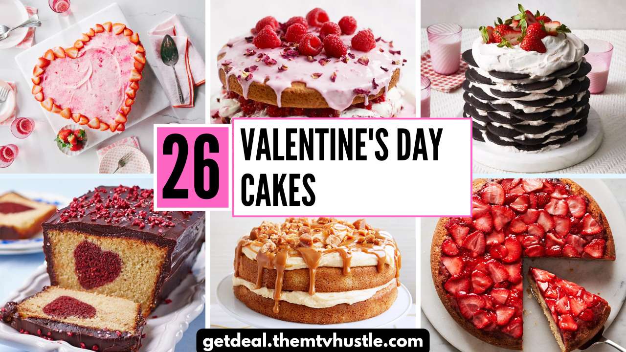 26 Easy Valentine's Day Cakes to Bake with Love