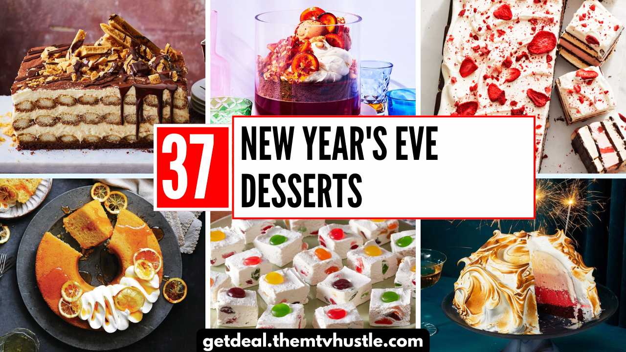 37 Delicious New Year's Eve Desserts to Welcome 2025