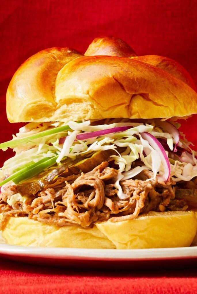 Applesauce Pulled Pork Sandwiches