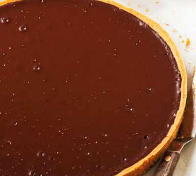 Bittersweet Chocolate Truffle Tart