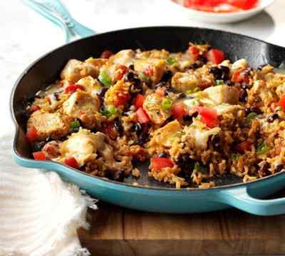 Chicken Burrito Skillet