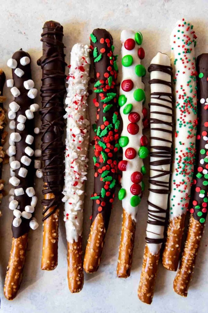 Chocolate Covered Pretzel Rods