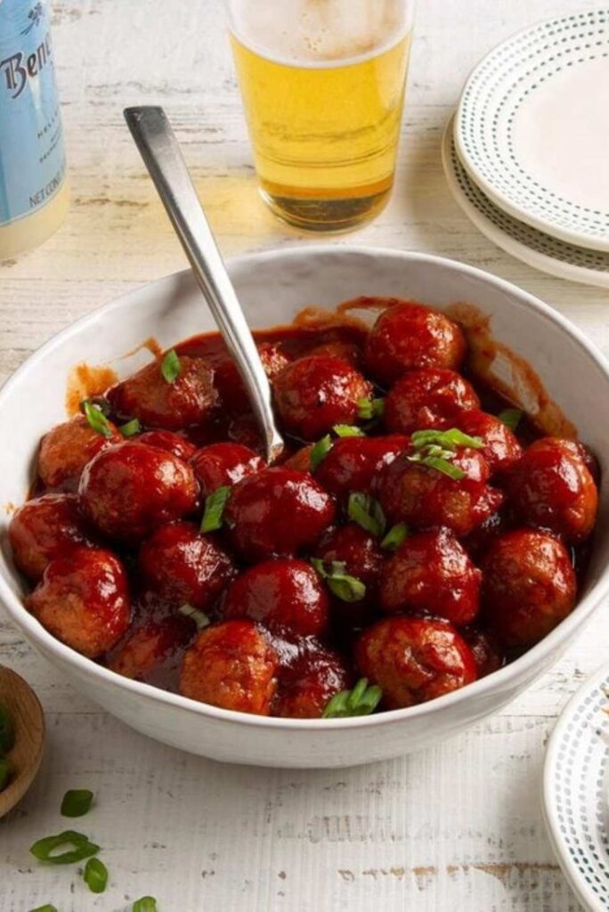 Cranberry Sauce Meatballs