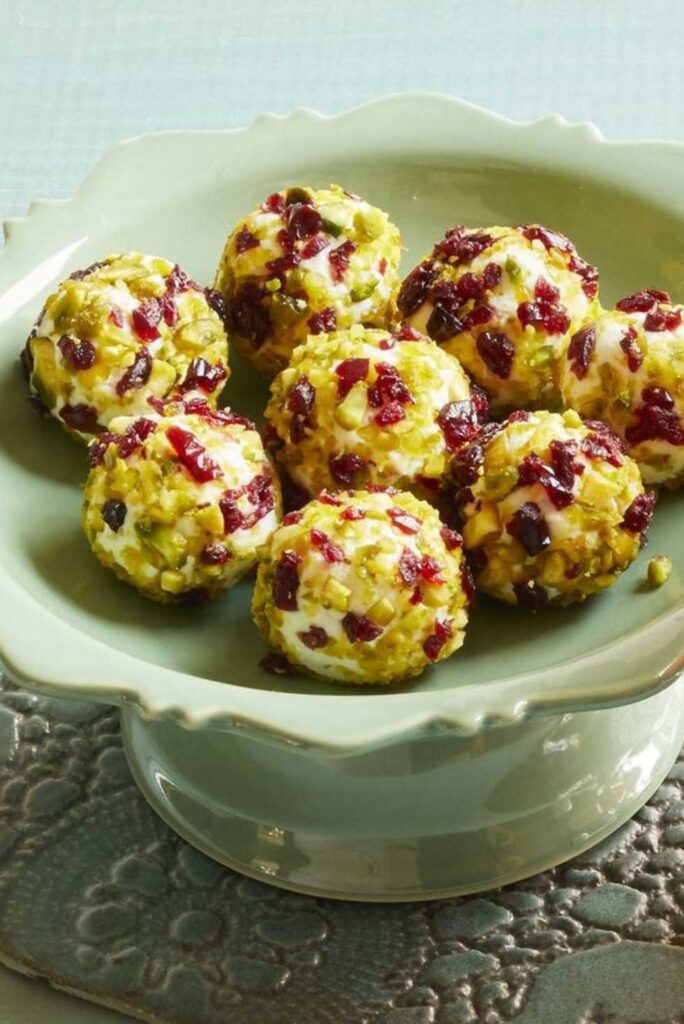 Festive Goat Cheese Balls