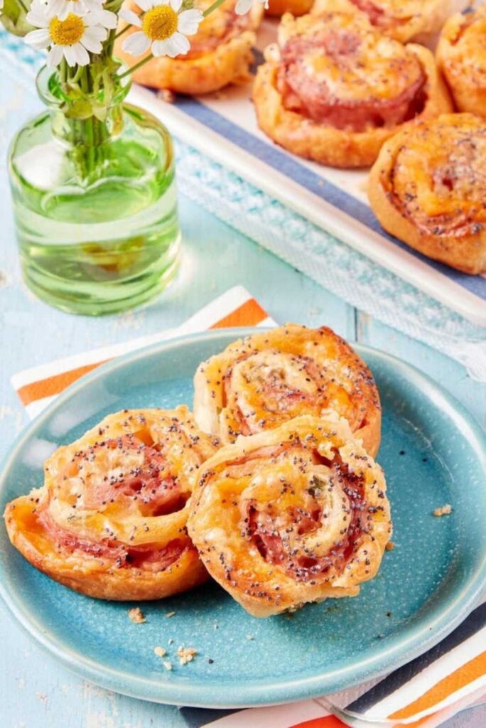 Ham and Cheese Pinwheels