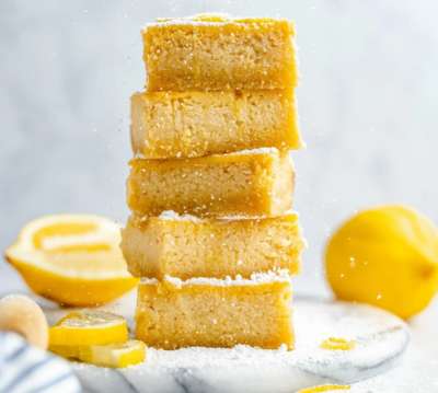 Healthy Lemon Bars