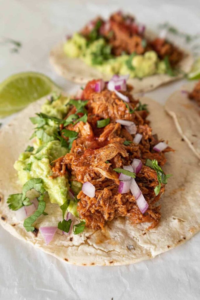 Leftover BBQ Pulled Pork Taco