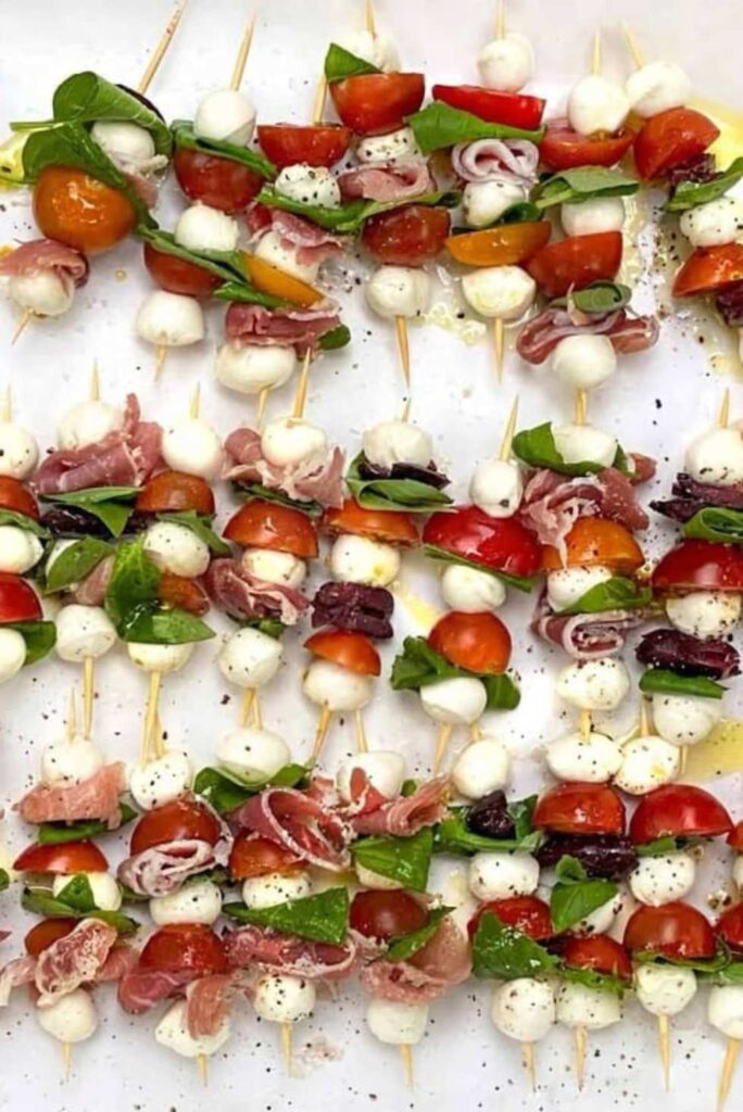 Mini Caprese Skewers