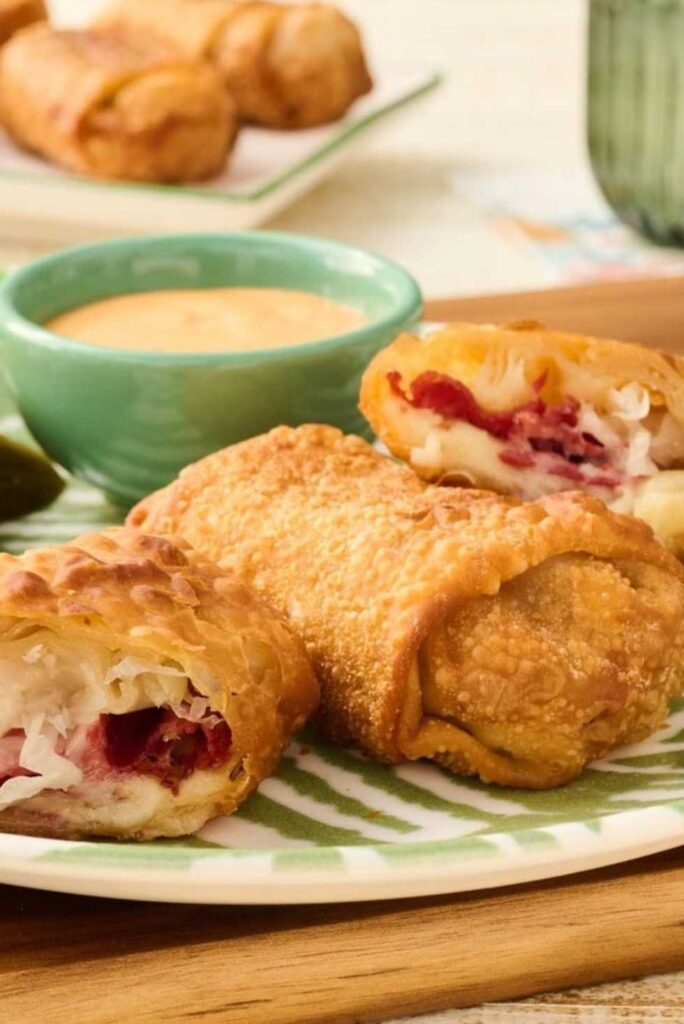 Reuben Egg Rolls