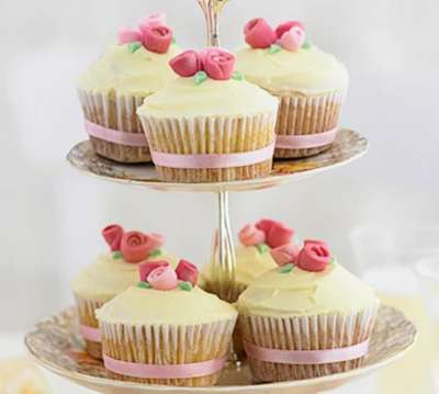 Romantic Rose Cupcakes