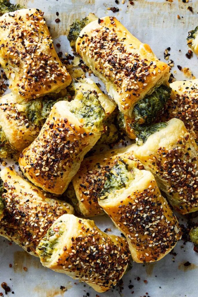 Spinach Dip Rolls