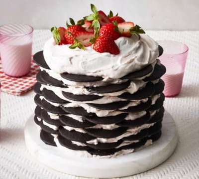 Strawberry Icebox Cake