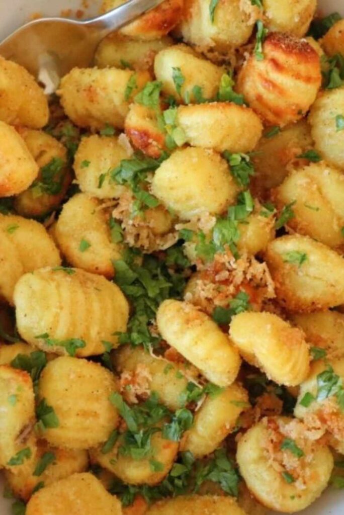 Air Fryer Crispy Gnocchi Recipe-Easy Movie Night Snacks