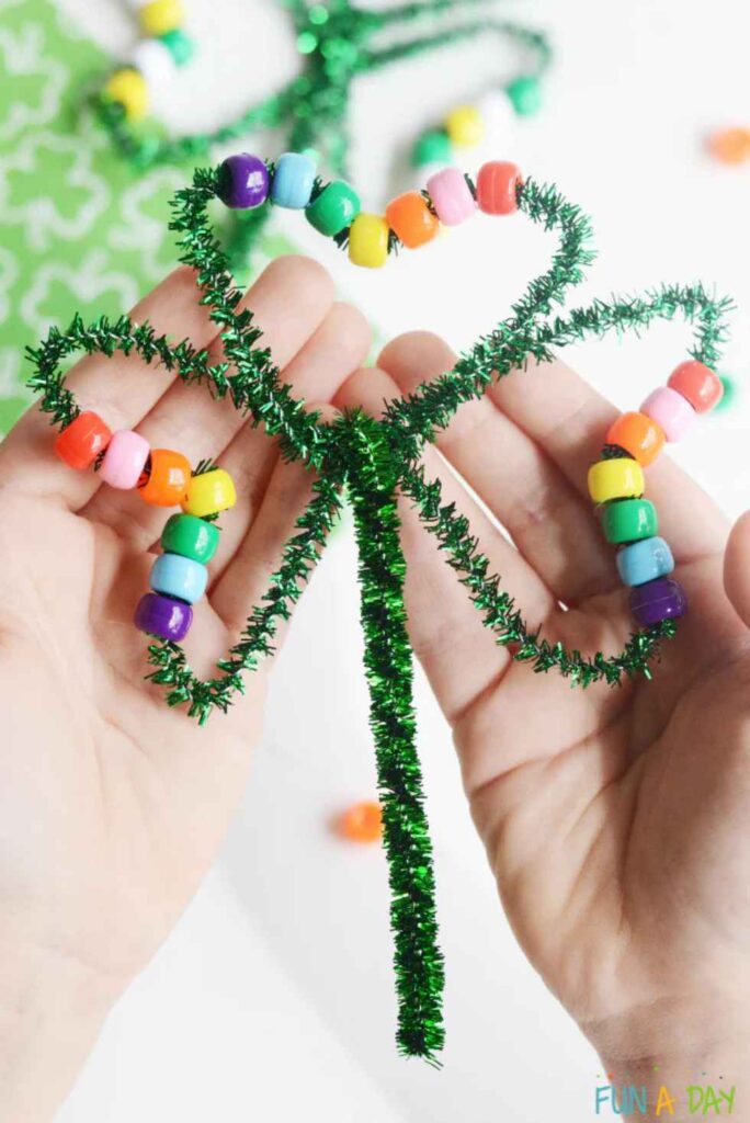 Beaded Shamrocks