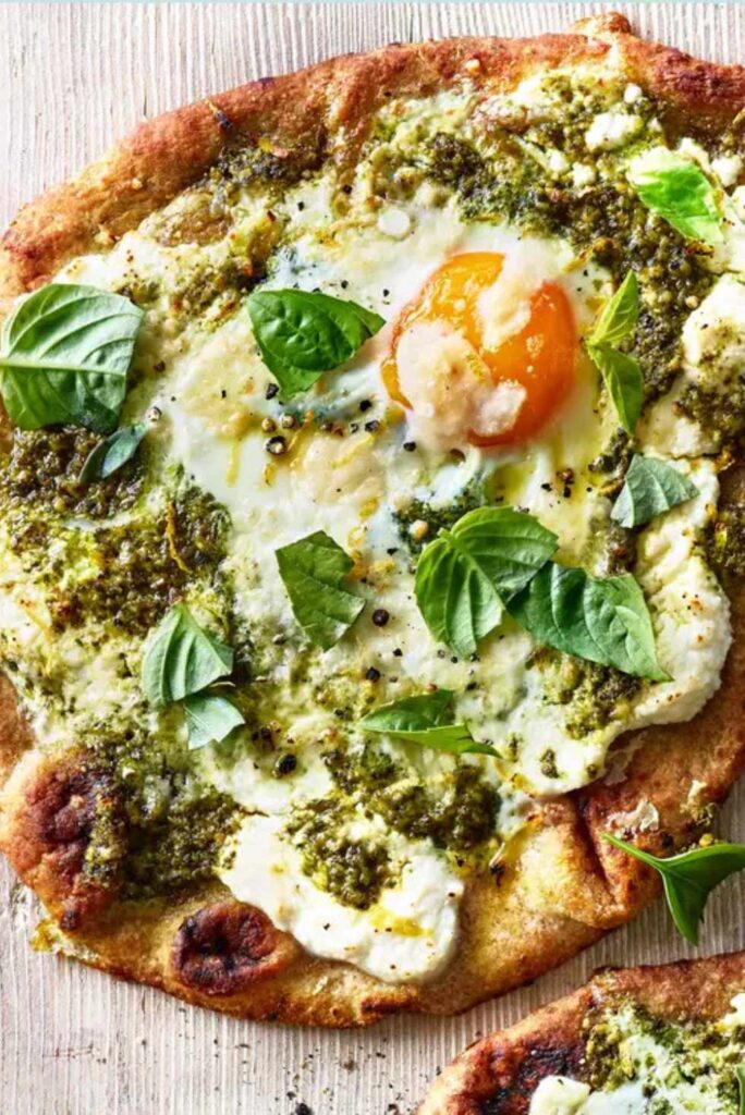 Breakfast Naan Pizza-Healthy Weeknight Dinners