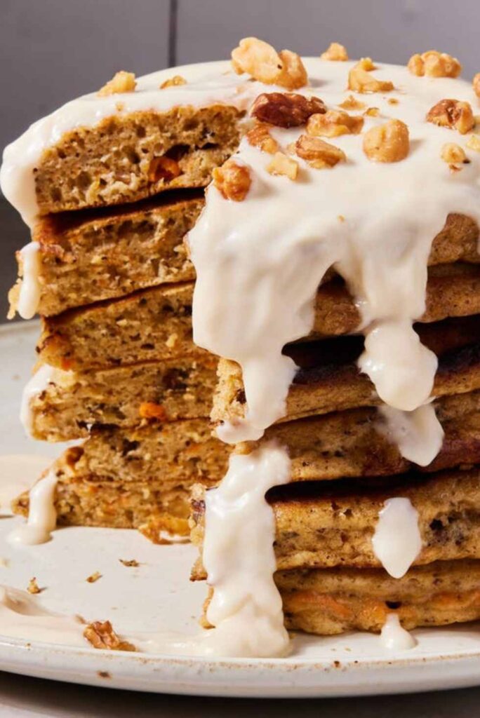 Carrot Cake Pancakes-Fun Easter Brunch Ideas