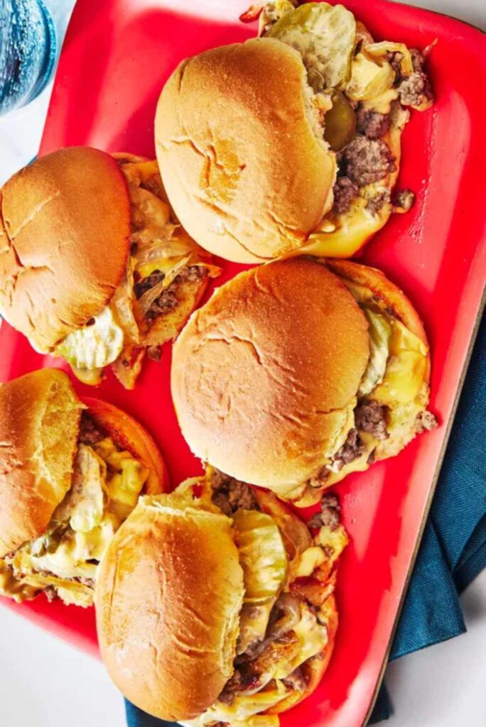 Cheeseburger Sliders-Game Day Appetizers and Dips for Football Parties