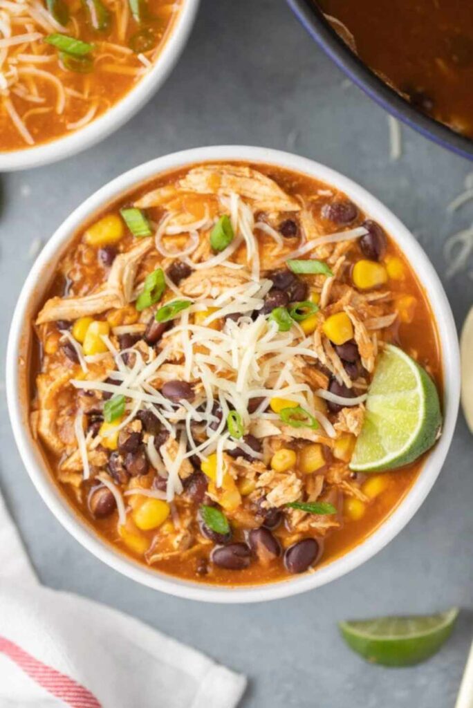 Chicken Taco Soup-Healthy Crock-Pot Recipes