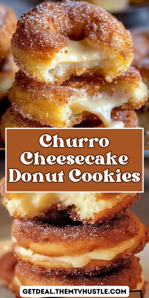 Churro Cheesecake Donut Cookies Recipe