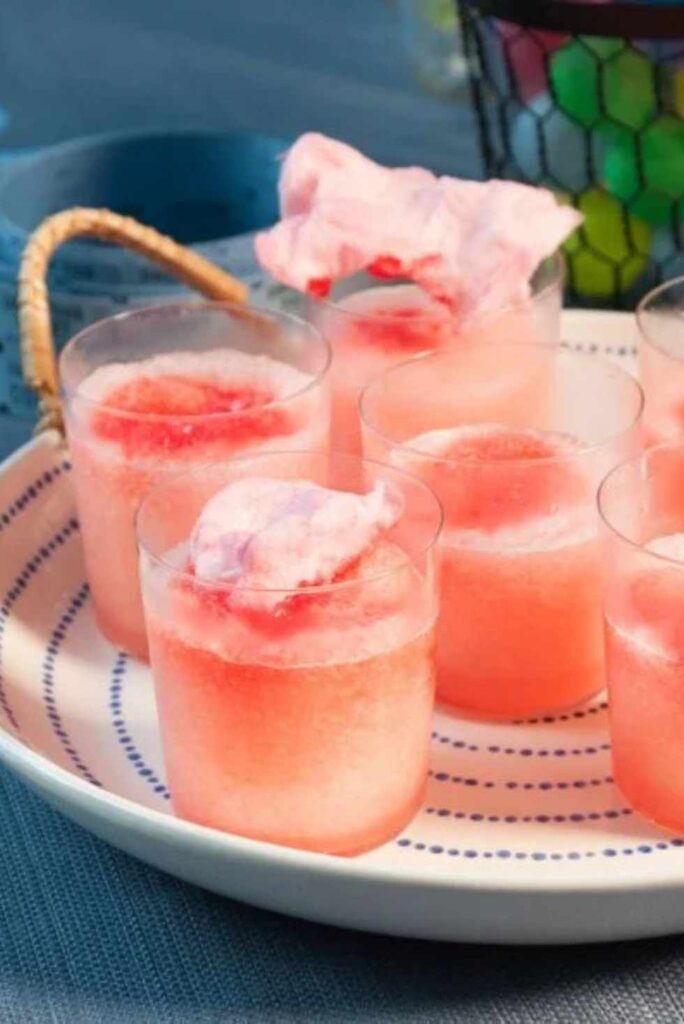 Cotton Candy Lemonade Slushie-Easy Movie Night Snacks