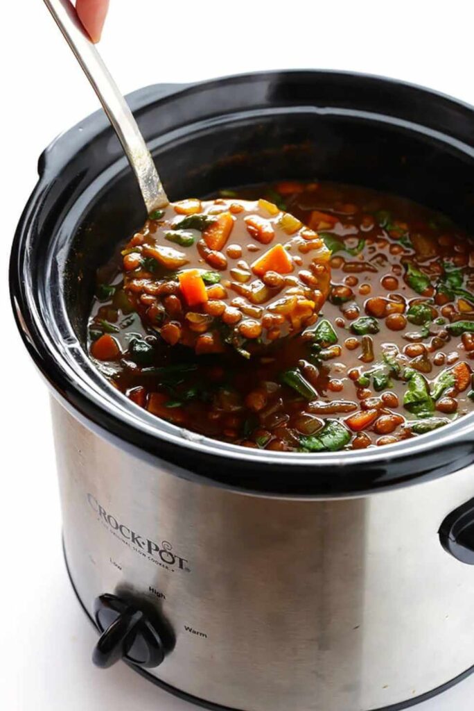 Curried Lentil Soup-Healthy Crock-Pot Recipes