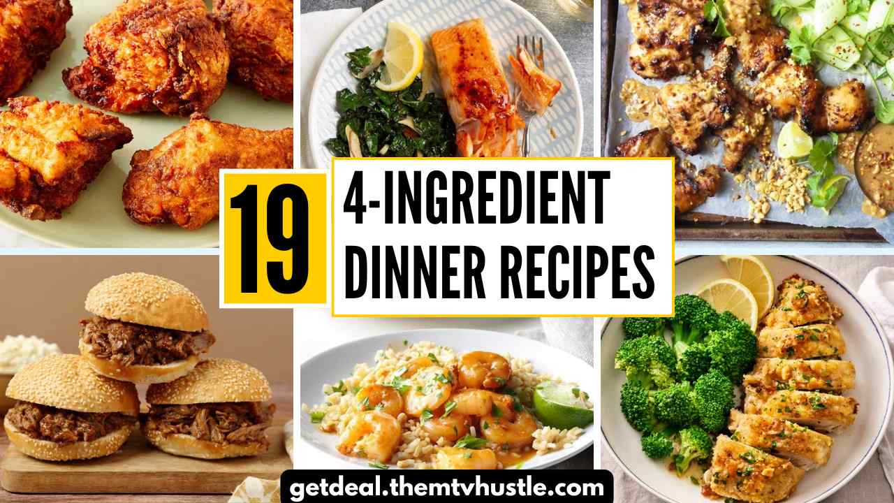 Easy 4-Ingredient Dinners for Busy Families