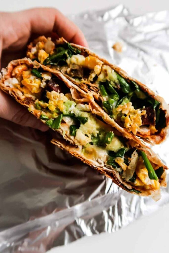 Easy Healthy Breakfast Burrito-Healthy Lunch Wrap Ideas