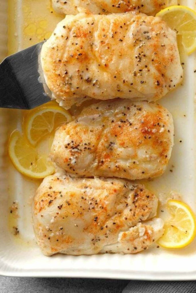 Fast Baked Fish-Easy 4-Ingredient Dinners Recipes