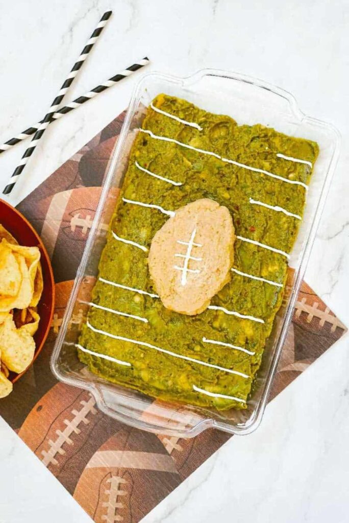 Game Day Guacamole Dip for Football Snacks-Game Day Appetizers and Dips for Football Parties