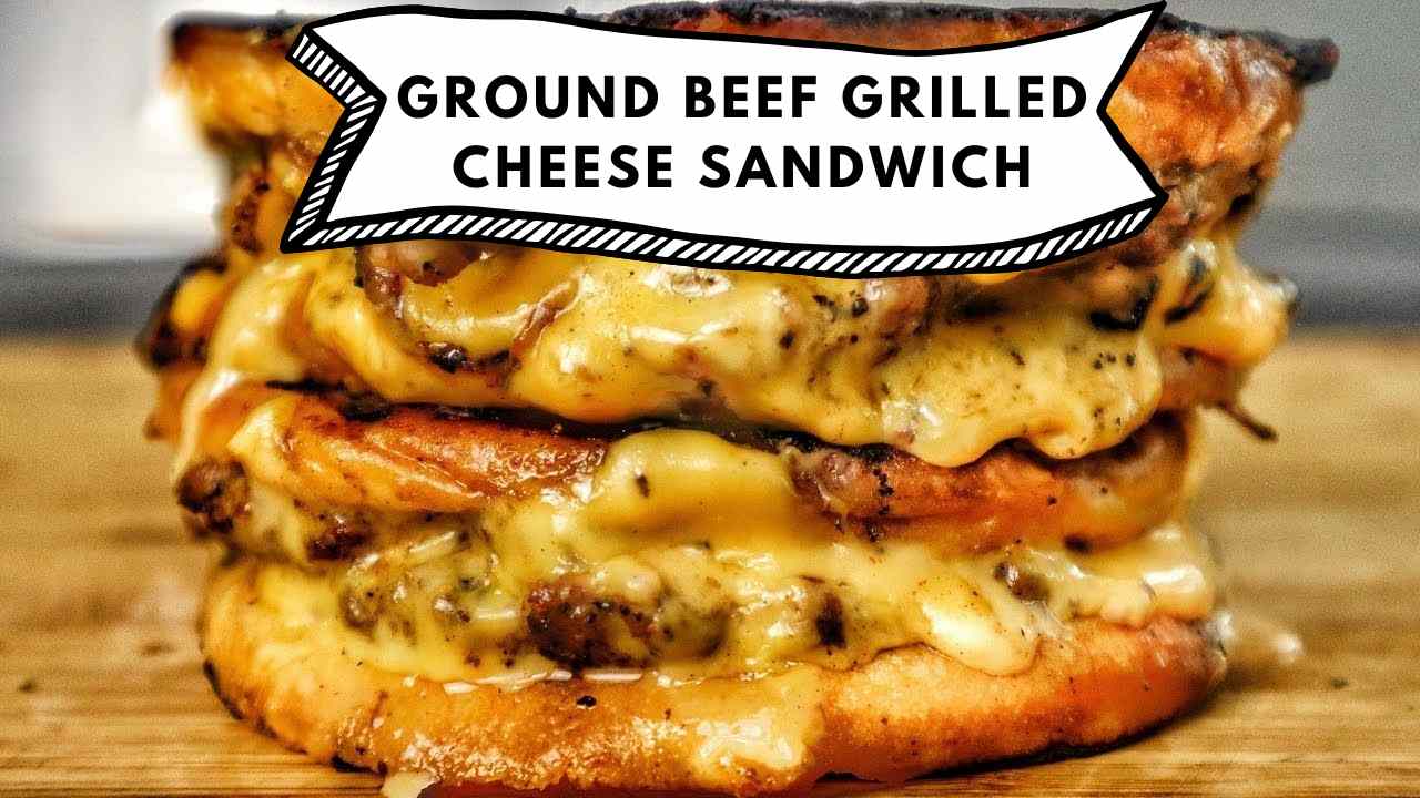 Ground Beef Grilled Cheeseburger Recipe