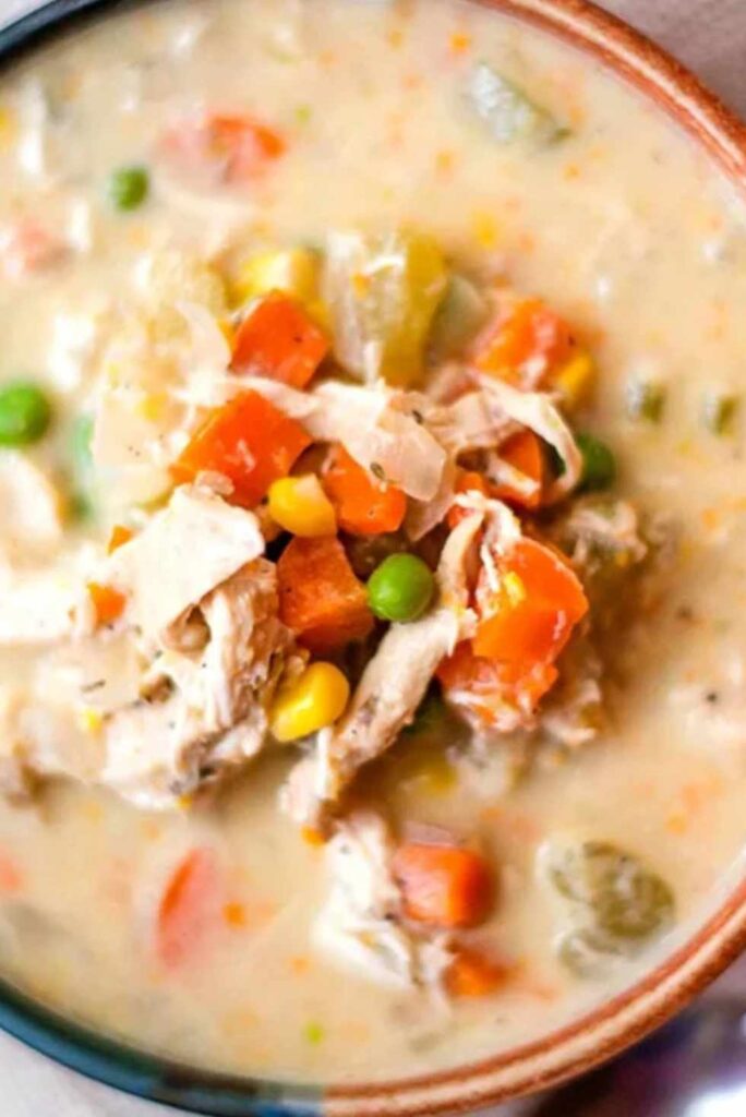 Healthy Chicken Pot Pie Stew