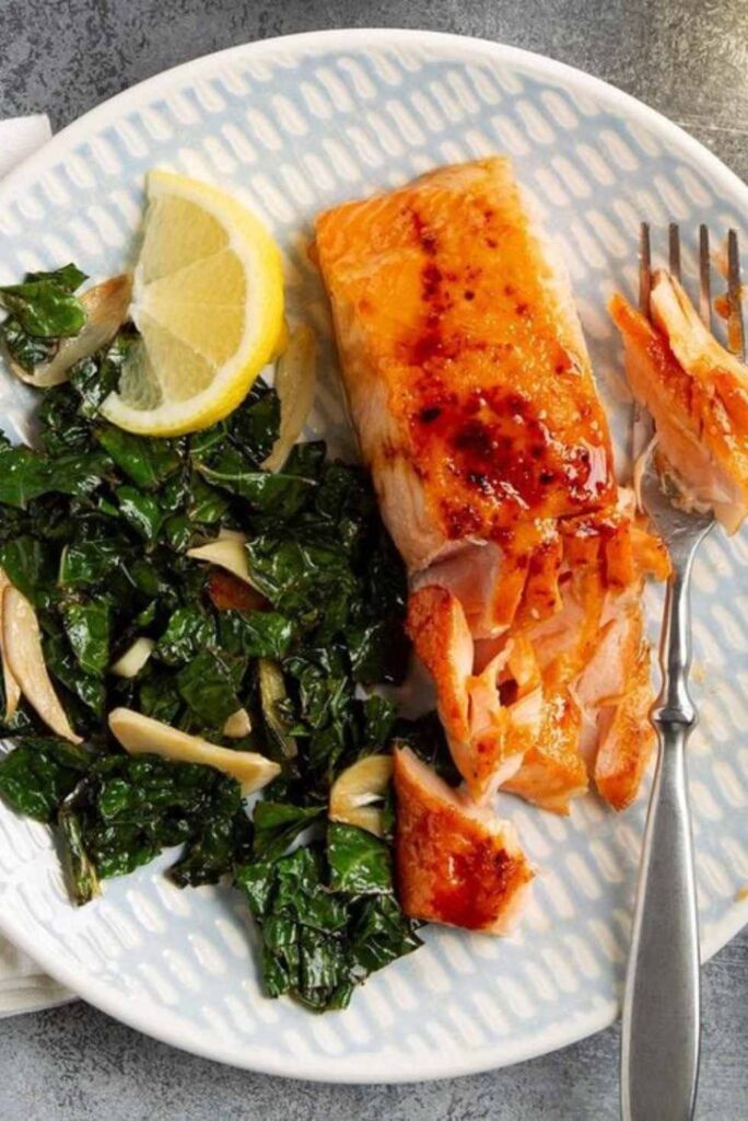 Honey-Mustard Glazed Salmon-Easy 4-Ingredient Dinners Recipes