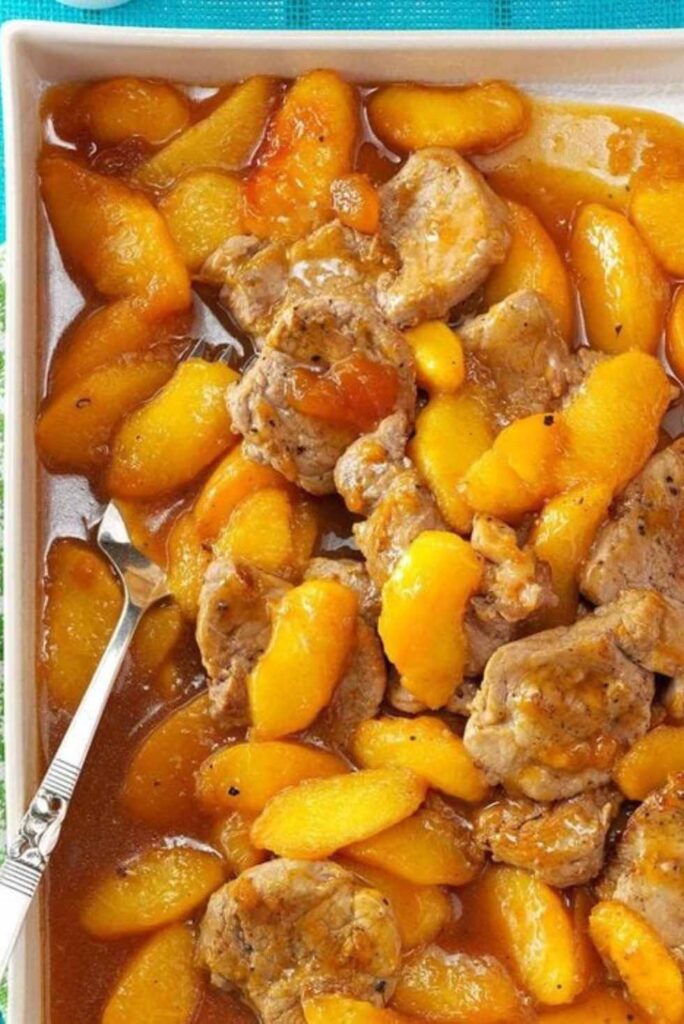 Just Peachy Pork Tenderloin-Easy 4-Ingredient Dinners Recipes