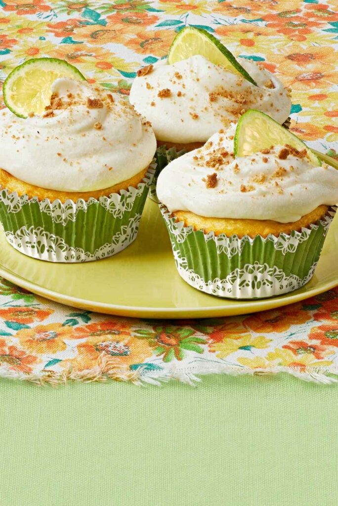 Key Lime Pie Cupcakes-St. Patrick's Day Dessert